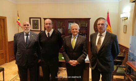 El Almirante Jefe del Arsenal de Cartagena ha recibido a una representación del Patronato de la Fundación Hospitalidad Santa Teresa